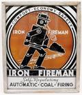 Vintage Iron Fireman Advertising Sign