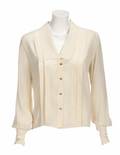 JOAN COLLINS DYNASTY SILK BLOUSE