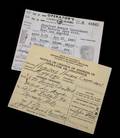 HOAGLAND HOWARD CARMICHAEL DRIVERS LICENSE AND CHANGE OF ADDRESS DOCUMENT