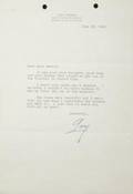 GARY COOPER LETTER TO MARILYN MONROE