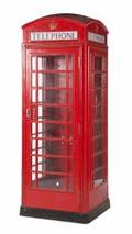 VINTAGE BRITISH TELEPHONE BOOTH