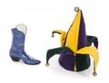 DECORATIVE JESTER HAT AND BOOT