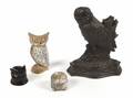 GROUP OF OWL FIGURINES