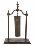 ASIAN BRONZE GONG ON STAND