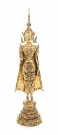 GILT METAL THAI BUDDHA