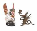 TWO FAR EASTERN DECORATIVE ITEMS