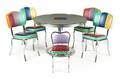 MULTICOLORED DINING SET