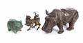 GROUP OF DECORATIVE ANIMAL FIGURINES