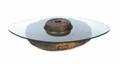 WAGON WHEEL COFFEE TABLE