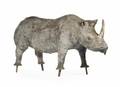 RINGO STARR LARGE RHINOCEROS GARDEN STATUE