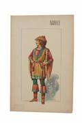 VALLES ROBERT TAYLOR IVANHOE COSTUME SKETCH