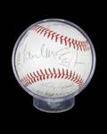 PAUL McCARTNEY AND BASEBALL STARS SIGNED BASEBALL