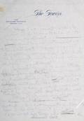 BRIAN EPSTEIN HANDWRITTEN HELP ALBUM NOTES