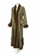 LUISE RAINER VINTAGE MINK TRIMMED COAT