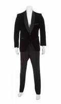 SID CAESAR BLACK VELVET SUIT