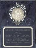 ESTHER WILLIAMS AQUATIC CHOREOGRAPHY AWARD