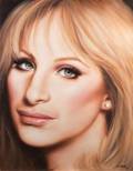 BARBRA STREISAND PAINTING BY TED LeMASTER