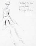 BARBRA STREISAND FUNNY LADY COSTUME SKETCH