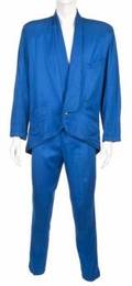 DAVY JONES STAGE WORN BLUE SUIT