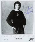 MICHAEL JACKSON SIGNED PHOTOGRAPH