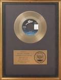 MICHAEL JACKSON GOLD RECORD AWARD
