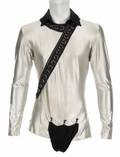 MICHAEL JACKSON STAGE WORN SILVER SHIRT