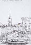 RONNIE WOOD SKETCH OF STOCKHOLM