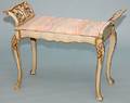 333 Painted Upholstered Vanity Seat
