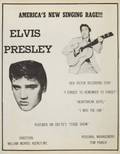 ELVIS PRESLEY MANAGEMENT PROMOTION FLYER