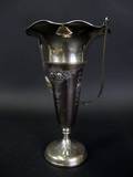 Sterling Handled Basket Vase
