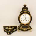 19th C Swiss Neuchatel Clock wWall Bracket