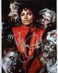 MICHAEL JACKSON SIGNED THRILLER PHOTO