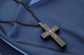 CHER VICTORIAN ONYX CROSS PENDANT