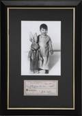 LITTLE RASCALS PORKY SIGNED CHECK