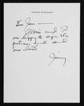 JIMMY STEWART SIGNED LETTER