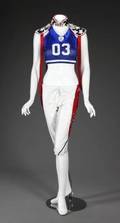 BRITNEY SPEARS RED WHITE AND BLUE NFL ENSEMBLE