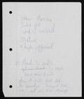 MICHAEL JACKSON HANDWRITTEN HISTORY NOTES