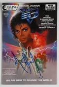 MICHAEL JACKSON SIGNED COMIC BOOK