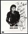 MICHAEL JACKSON SIGNED PHOTOGRAPH