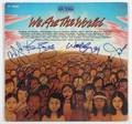 WE ARE THE WORLD SIGNED ALBUM SLEEVE