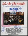 WE ARE THE WORLD SIGNED SHEET MUSIC