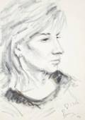 RONNIE WOOD PORTRAIT OF JULIE