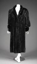 ANNA NICOLE SMITH BLACK MINK FULL LENGTH COAT