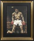 RONNIE WOOD ARTWORK MUHAMMAD ALI 2002