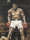 RONNIE WOOD ARTWORK MUHAMMAD ALI 2002