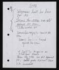 MICHAEL JACKSON INNOCENT MAN HANDWRITTEN LYRICS