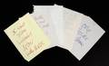 MICHAEL JACKSON HANDWRITTEN NOTES