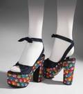 BETTE MIDLER CRYSTAL PLATFORM SHOES