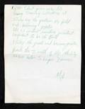 MICHAEL JACKSON HANDWRITTEN NOTE