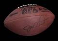 JOE MONTANA SIGNED FOOTBALL AND PHOTOGRAPH